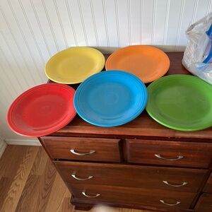 Fiesta wareVibrant Multicolor Dinner Plate Set 4 dinner plates